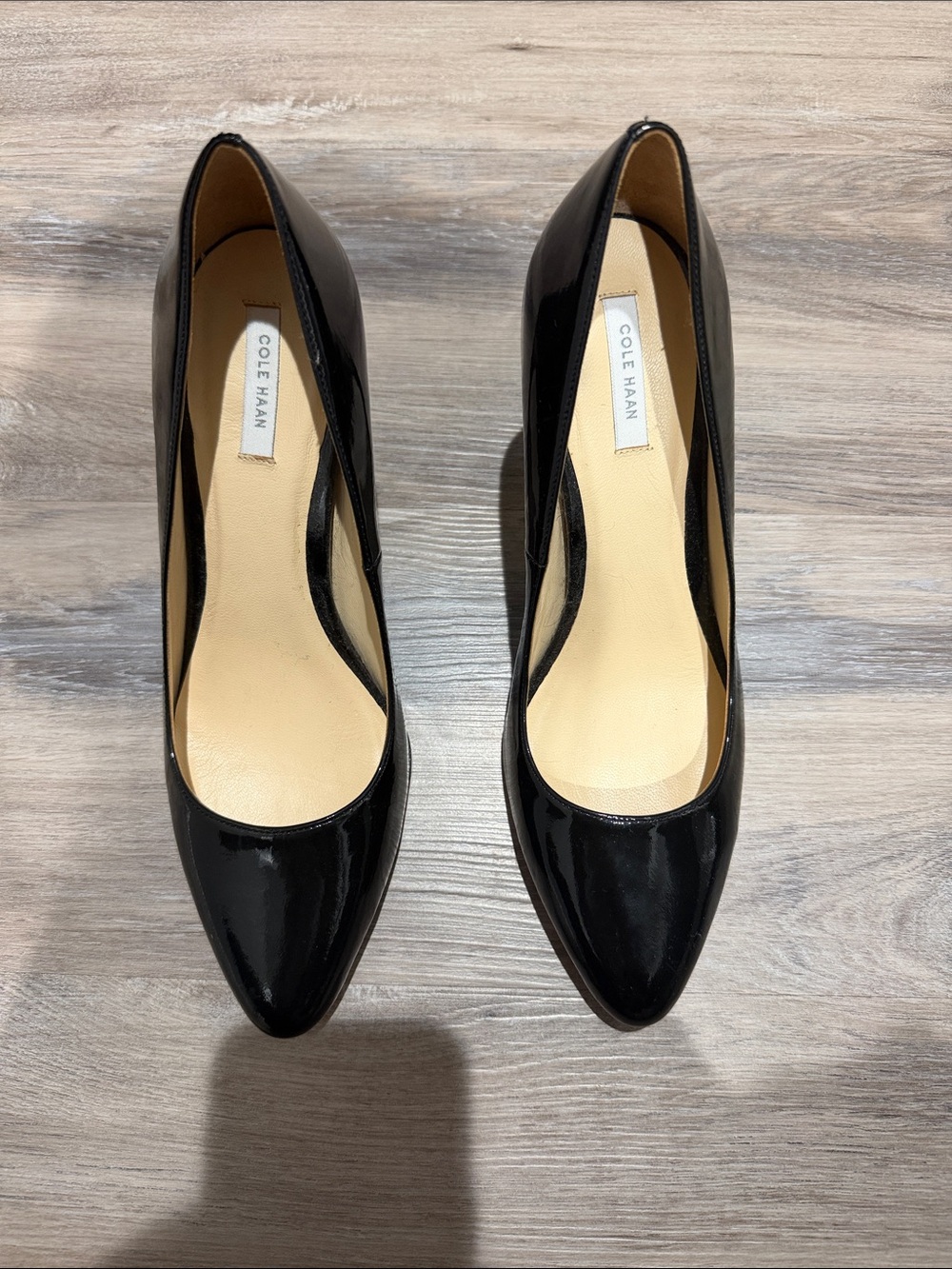 Cole Haan Black Patent Pumps